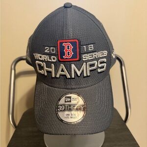 New Era Gray World Series Champs Hat